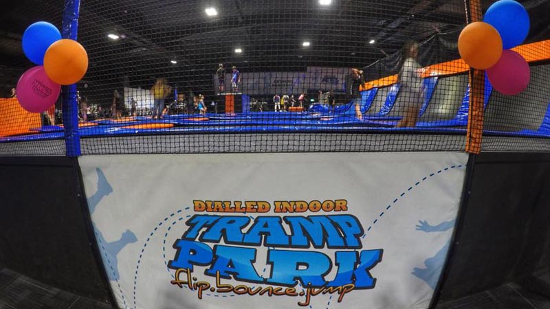 Bounce yourself into another dimension at Dialled Indoor Trampoline Park in Rotorua!